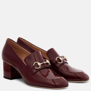 Lady Horsebit leather loafer pumps