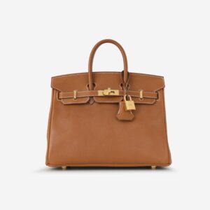 Hermès Birkin 25 - Fauve Barenia Faubourg | Gold Hardware